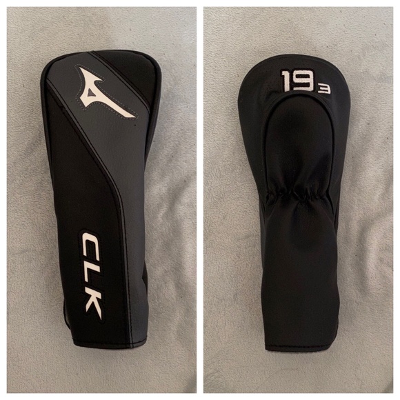 *SOLD* Mizuno CLK 19° / 3 Hybrid Black with White Lettering Head Cover - Picture 1 of 1